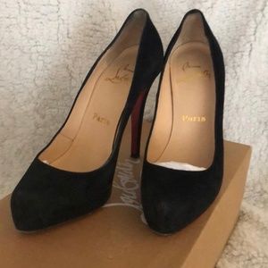 Christian Louboutin Suede Heels